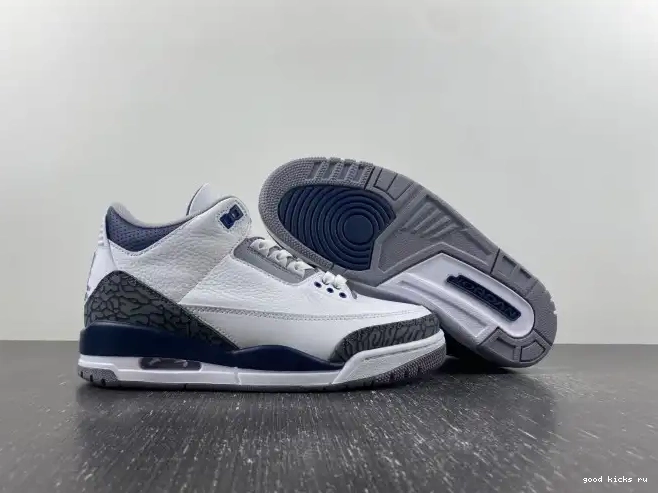 Cheap Jordan 3 Air CT8532-140 Navy Midnight 0508
